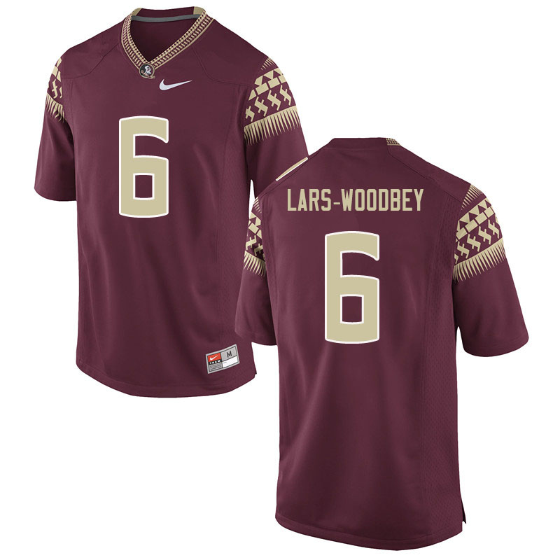 Men #6 Jaiden Lars-Woodbey Florida State Seminoles College Football Jerseys Sale-Garent - Click Image to Close
